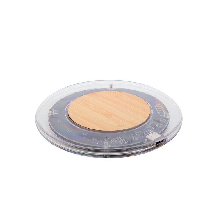 încărcător fără fir transparent SeeCharge natural transparent