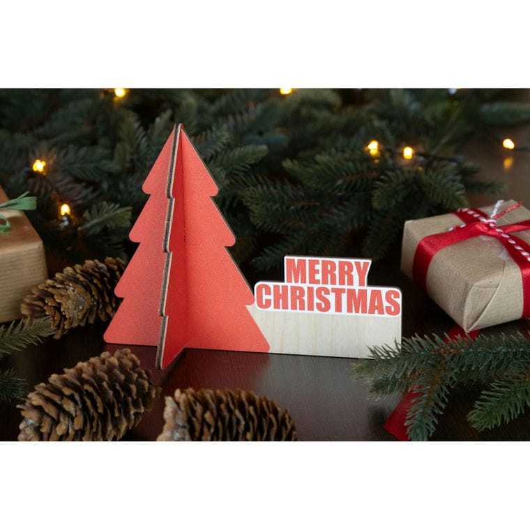 Brad de Crăciun, de birou Narkaus Roșu