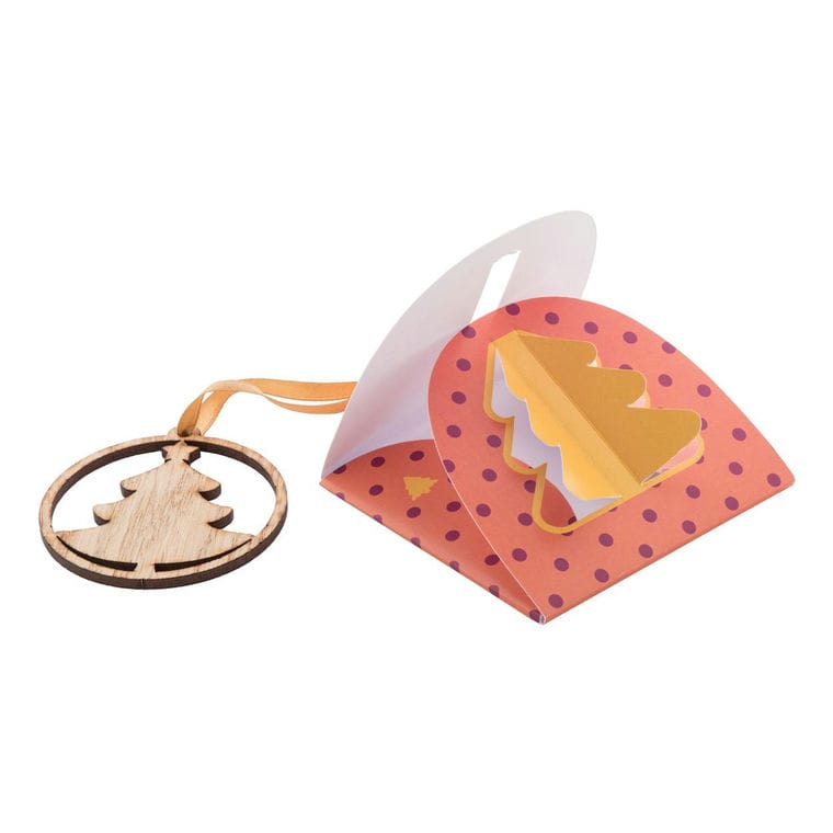 Plic ornament, personalizat TreePack Alb