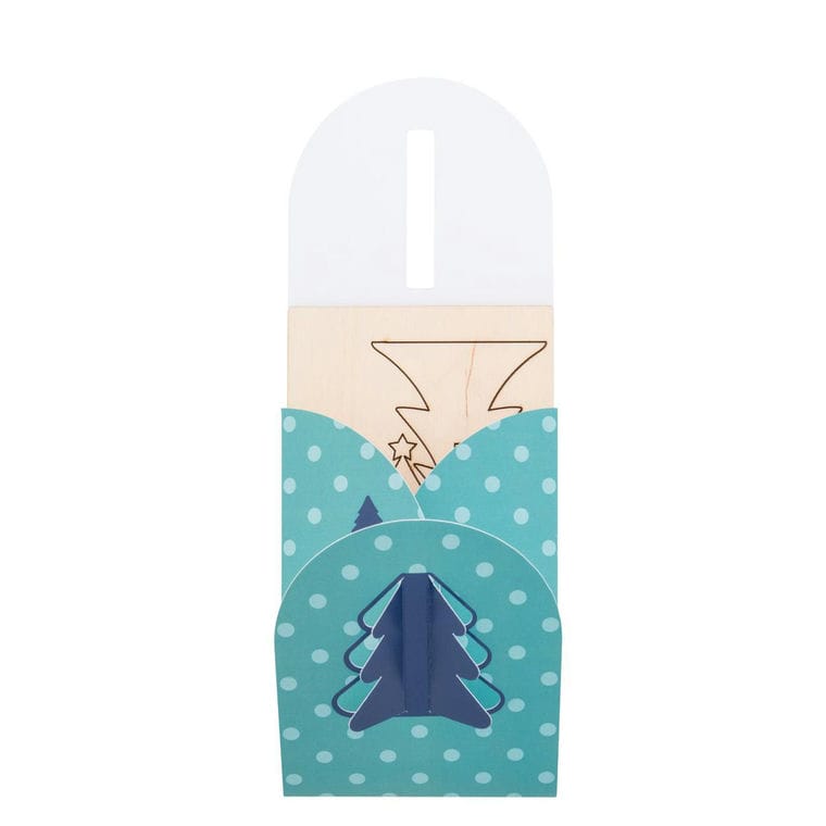 Felicitare Crăciun Creax Max Alb