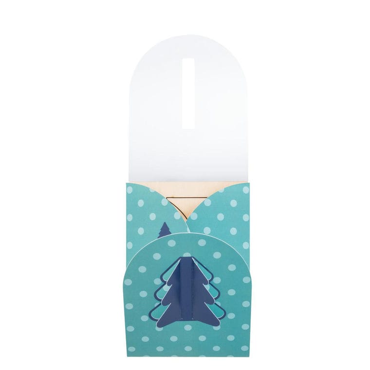 Felicitare Crăciun Creax Max Alb