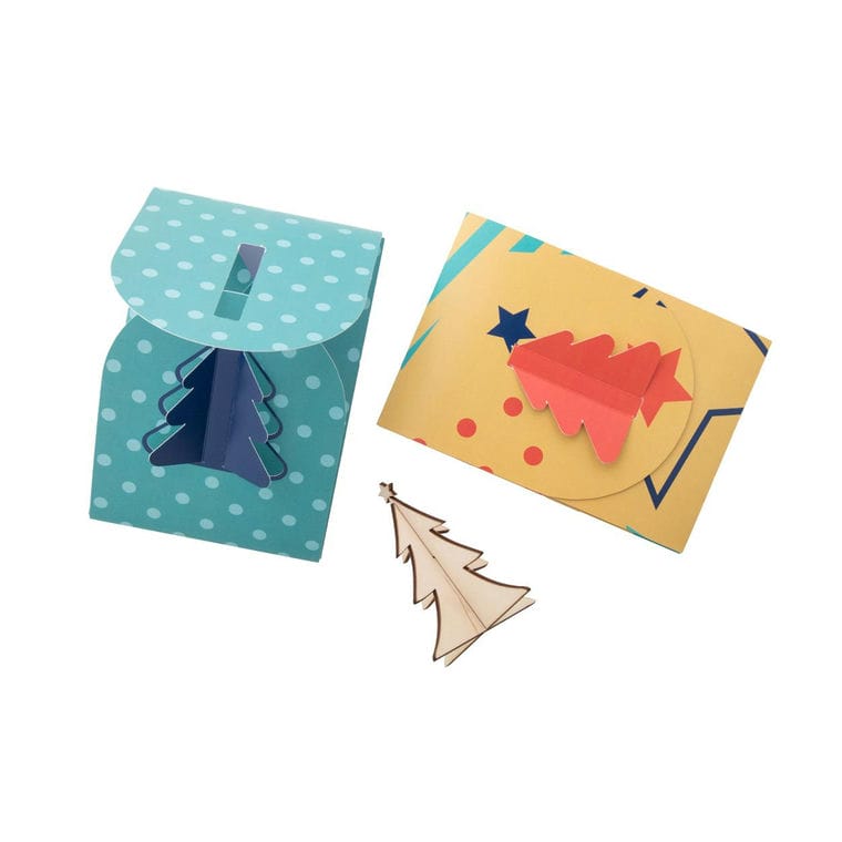 Felicitare Crăciun Creax Max Alb