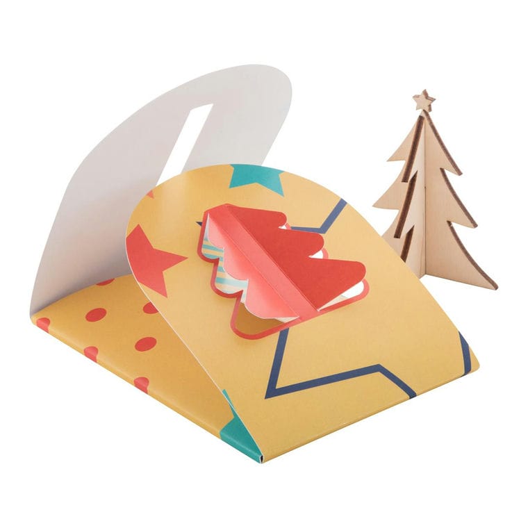 Felicitare Crăciun Creax Max Alb