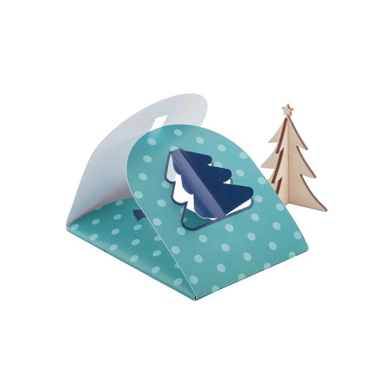 Felicitare Crăciun Creax Max Alb