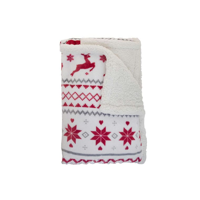 Pătură de Crăciun, RPET Hobborn multicolor