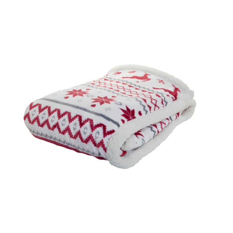 Pătură de Crăciun, RPET Hobborn multicolor