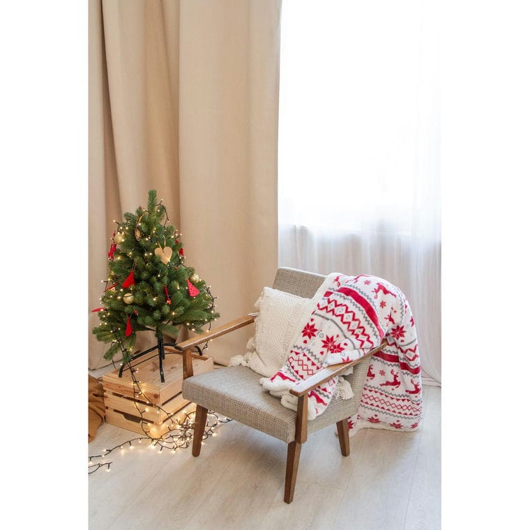 Pătură de Crăciun, RPET Hobborn multicolor