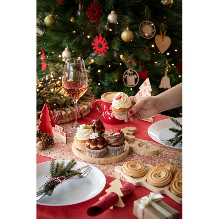 Platou pentru gustări, de Crăciun Kongle natural