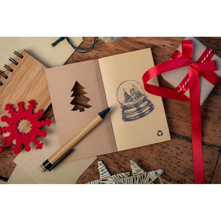 Caiet de Crăciun Julbok natural