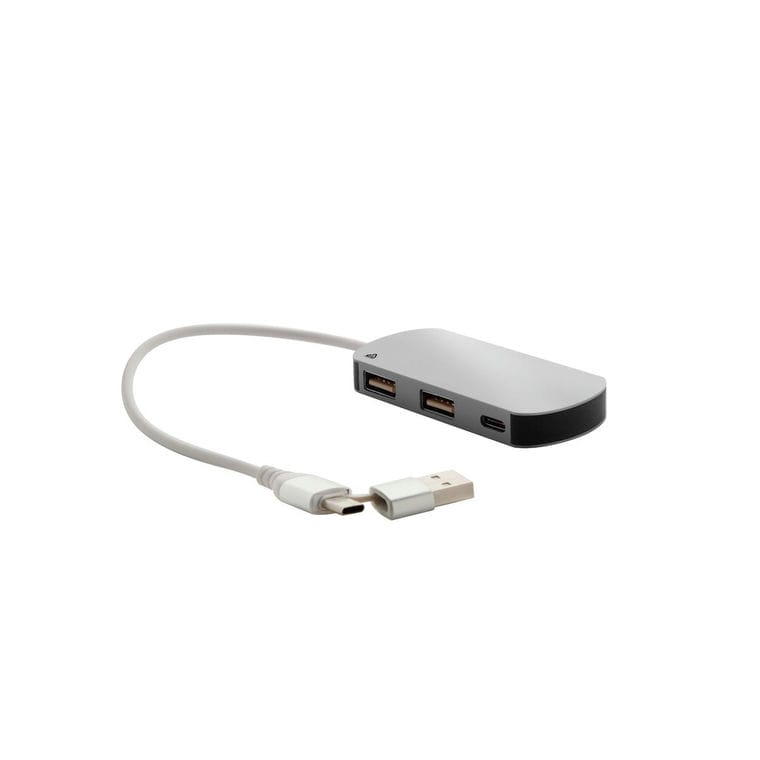 Port USB Raluhub argintiu