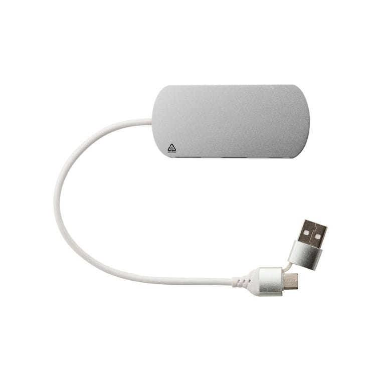 Port USB Raluhub argintiu