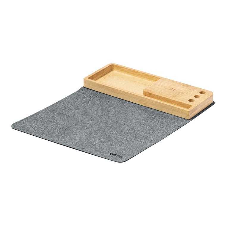 Mousepad cu încărcător fără fir Atrova gri închis