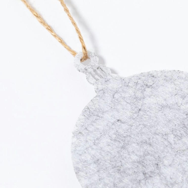 Set ornamente de Crăciun Chandun gri închis