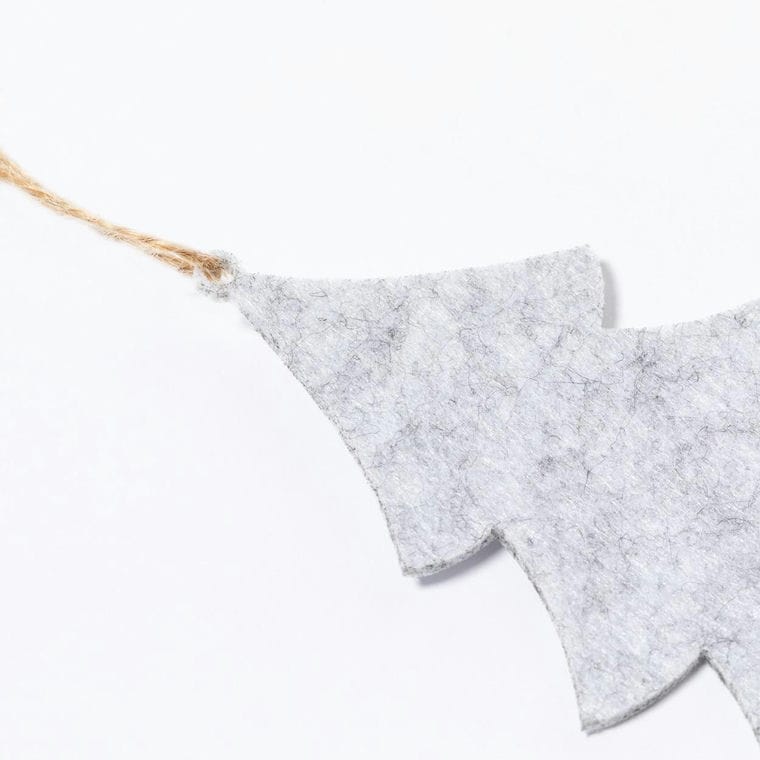 Set ornamente de Crăciun Chandun gri închis