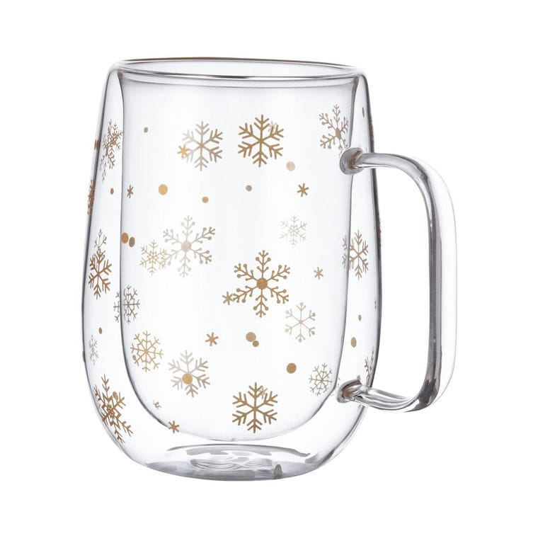 Cană termo de Crăciun Doglex transparent