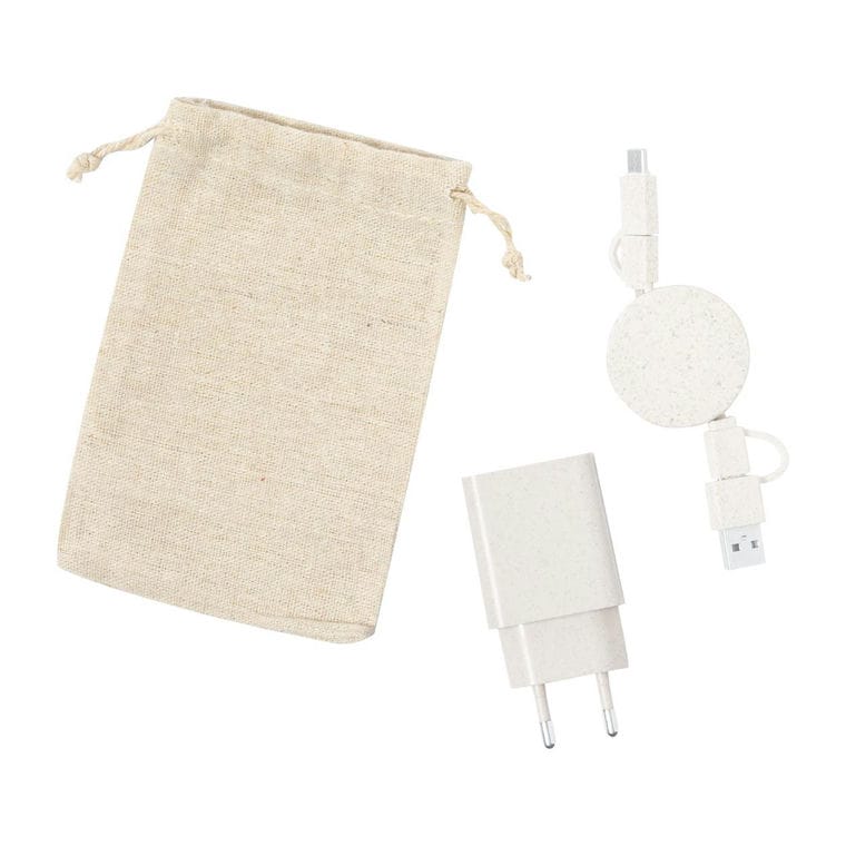 Set încărcător USB Pylot natural