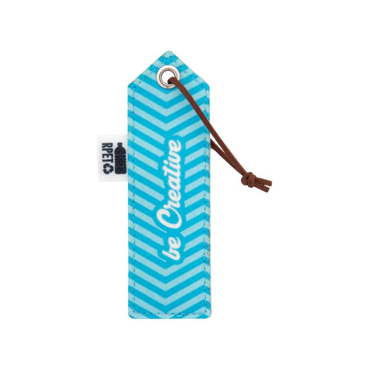 Semn de carte personalizat, RPET CreaFelt Mark gri