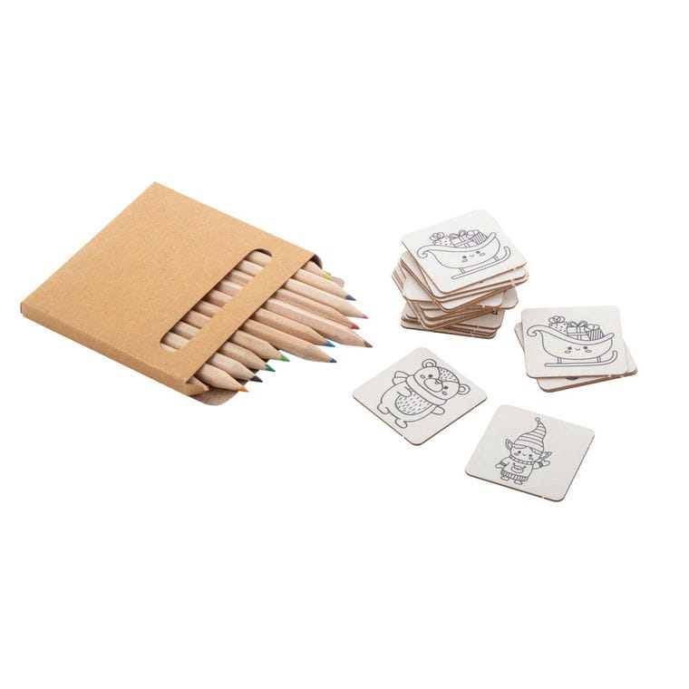 Joc de colorat și memorie, de Crăciun Coloxmor natural