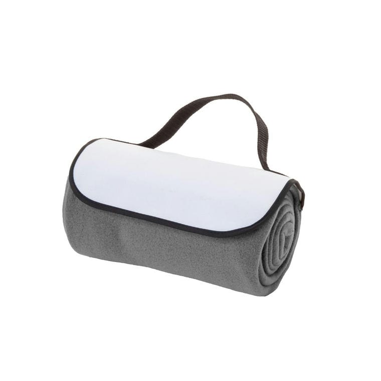 Pătură polar, personalizată, RPET Reporta gri