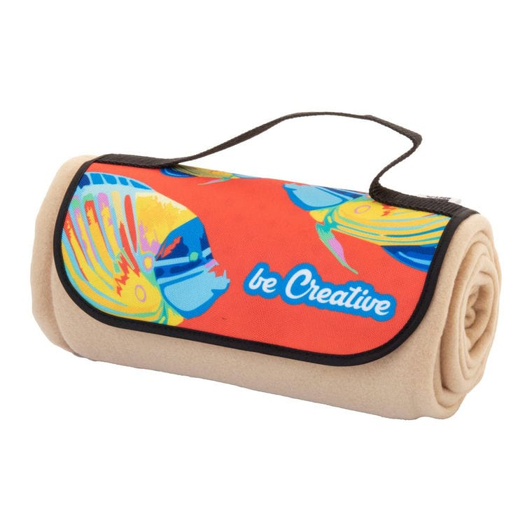 Pătură polar, personalizată, RPET Reporta natural