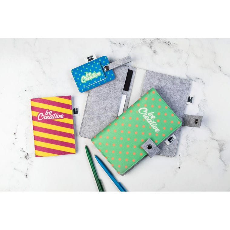 Organizator de călătorie, personalizat, RPET CreaFelt Journey gri
