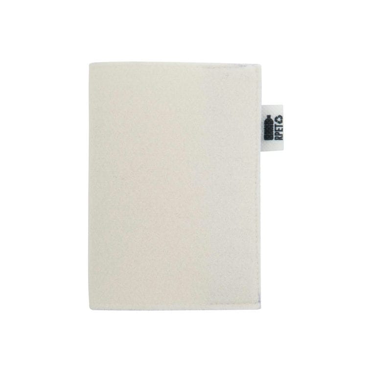 Copertă pentru pașaport, personalizată, RPET CreaFelt Pass gri