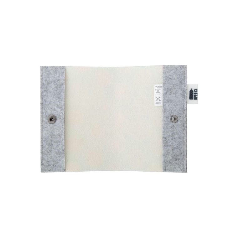Copertă pentru pașaport, personalizată, RPET CreaFelt Pass gri