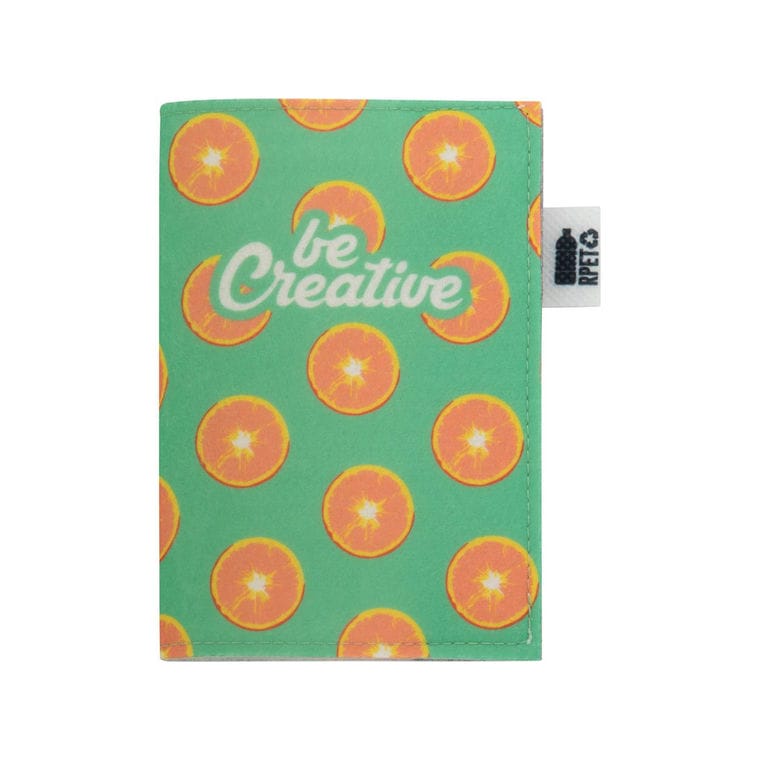 Copertă pentru pașaport, personalizată, RPET CreaFelt Pass gri