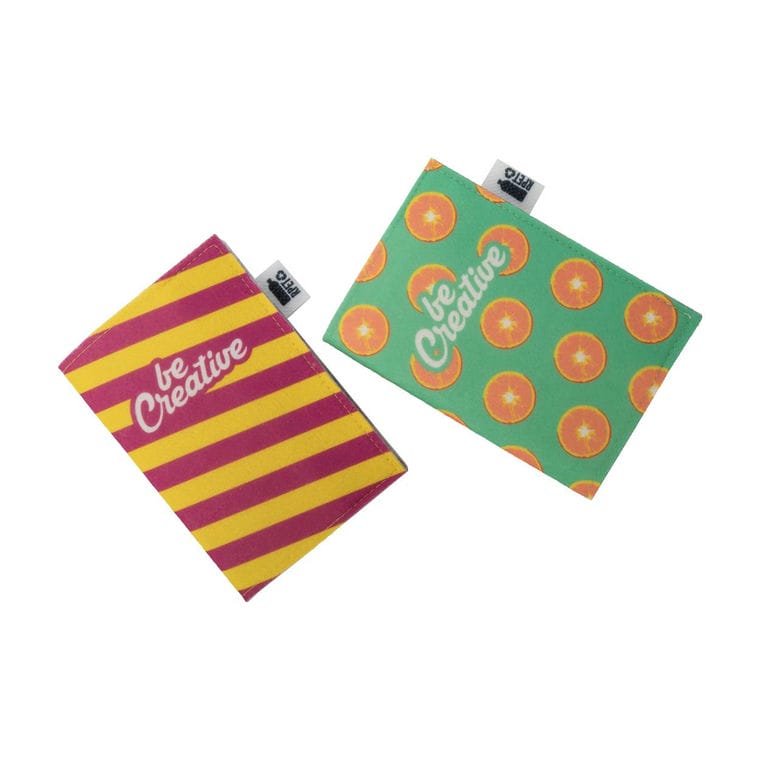 Copertă pentru pașaport, personalizată, RPET CreaFelt Pass gri