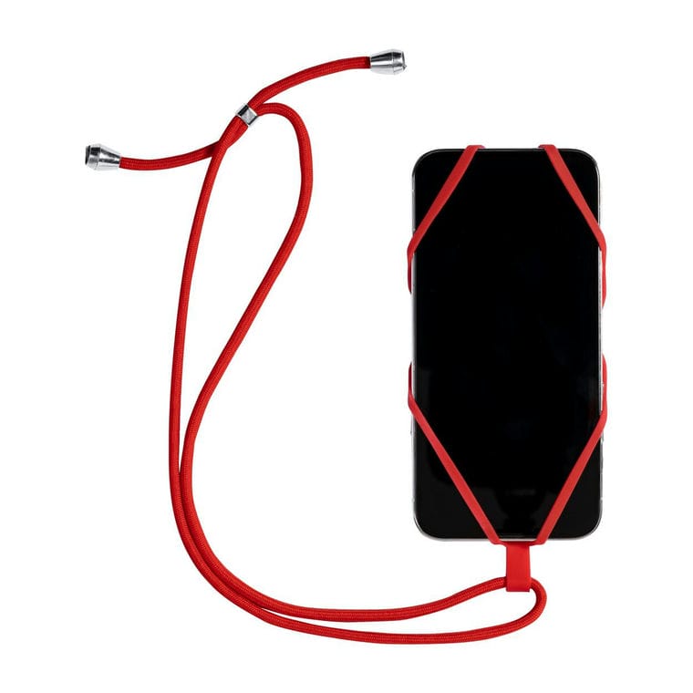 Șnur cu suport telefon mobil Sebly Roșu