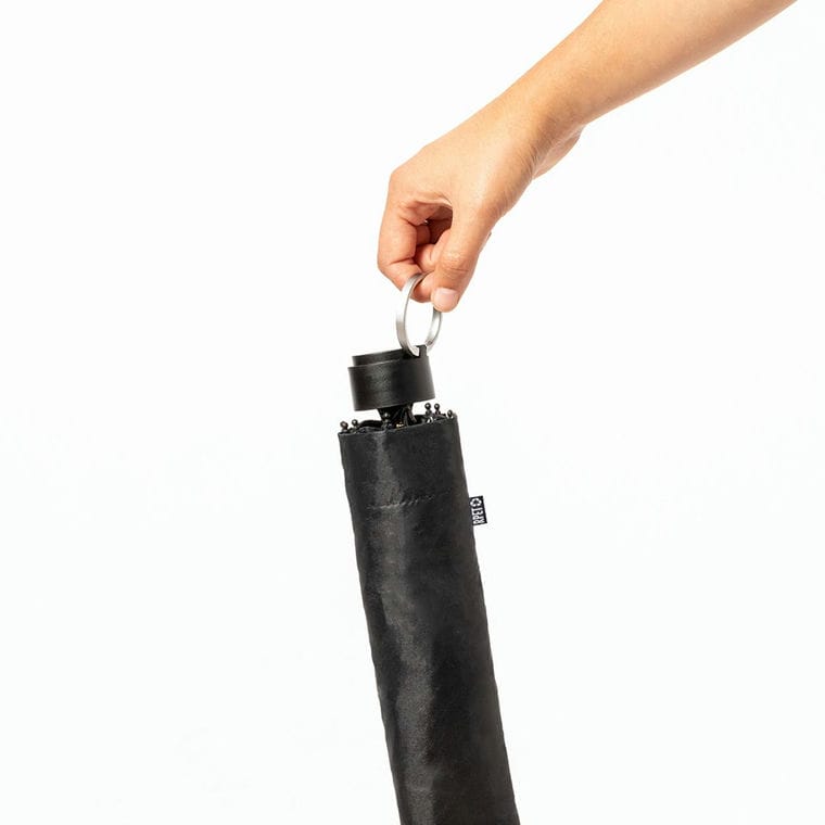 Umbrelă RPET Claris Negru