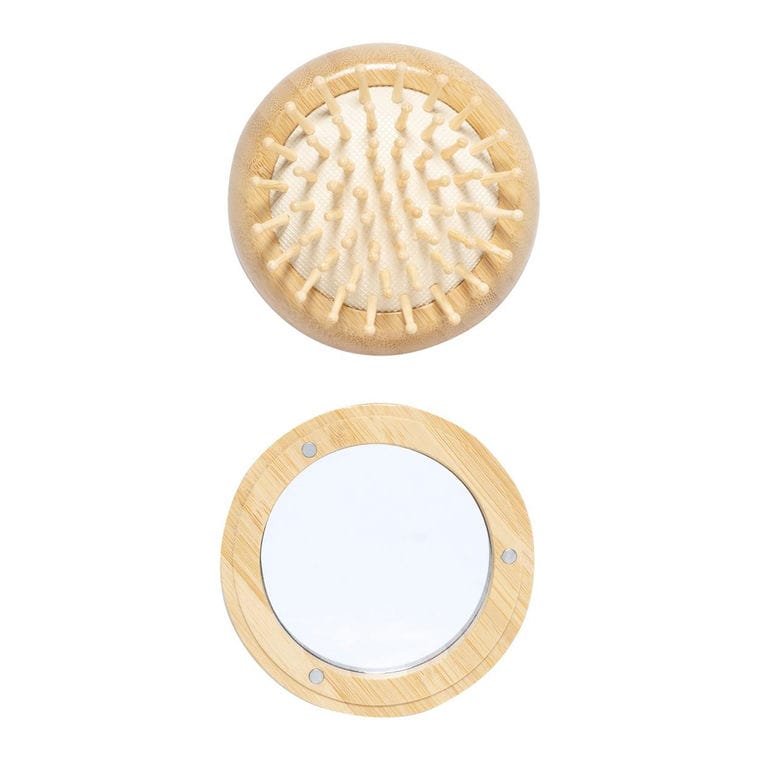 Perie cu oglindă Bonnie natural
