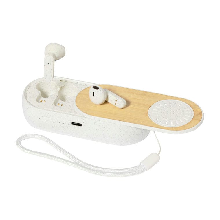 Căști bluetooth Gissel natural