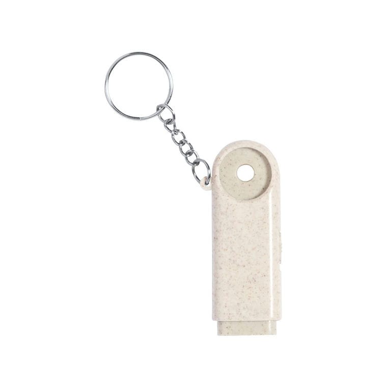 Breloc fisă cărucior Evelyn natural