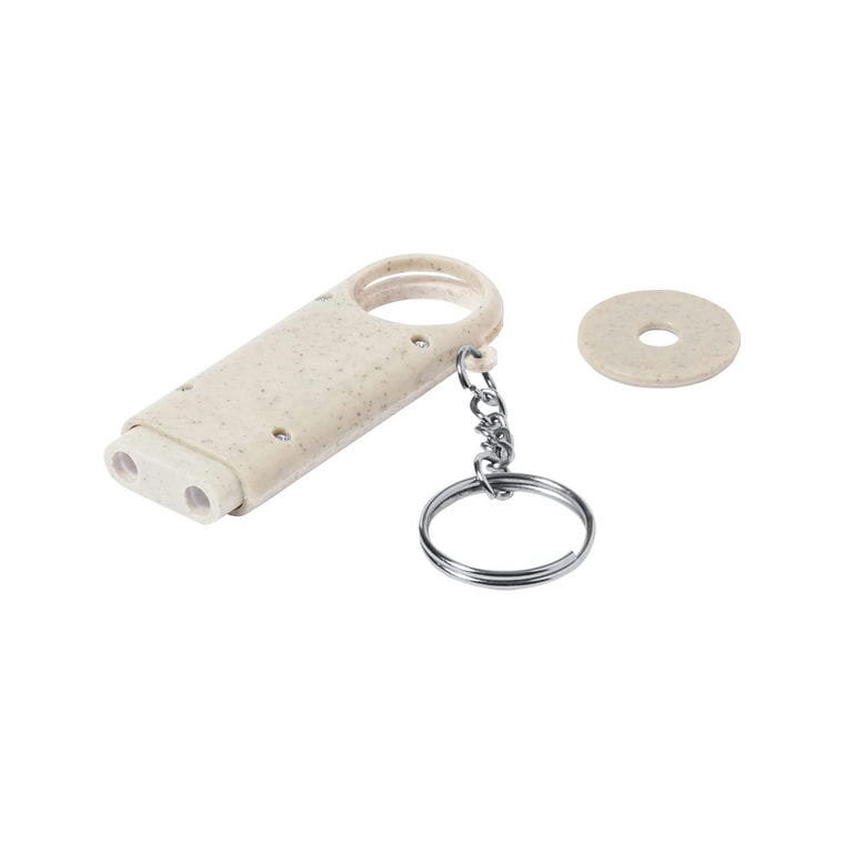 Breloc fisă cărucior Evelyn natural