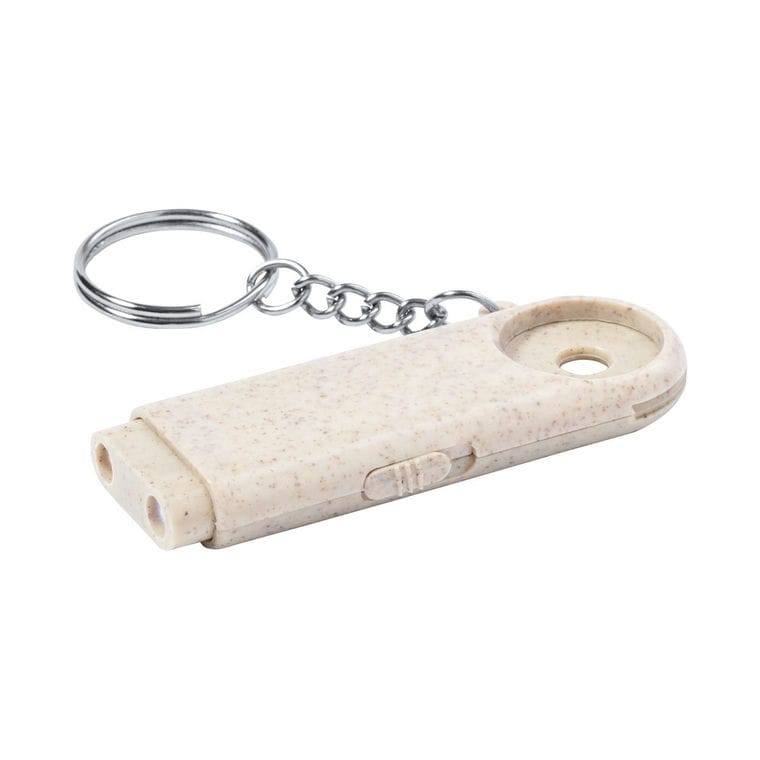 Breloc fisă cărucior Evelyn natural