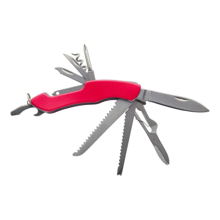 Mini briceag multifuncțional Breithorn Roșu