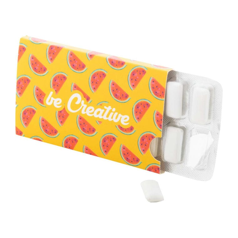 Gumă de mestecat, personalizată CreaChew 12 Alb