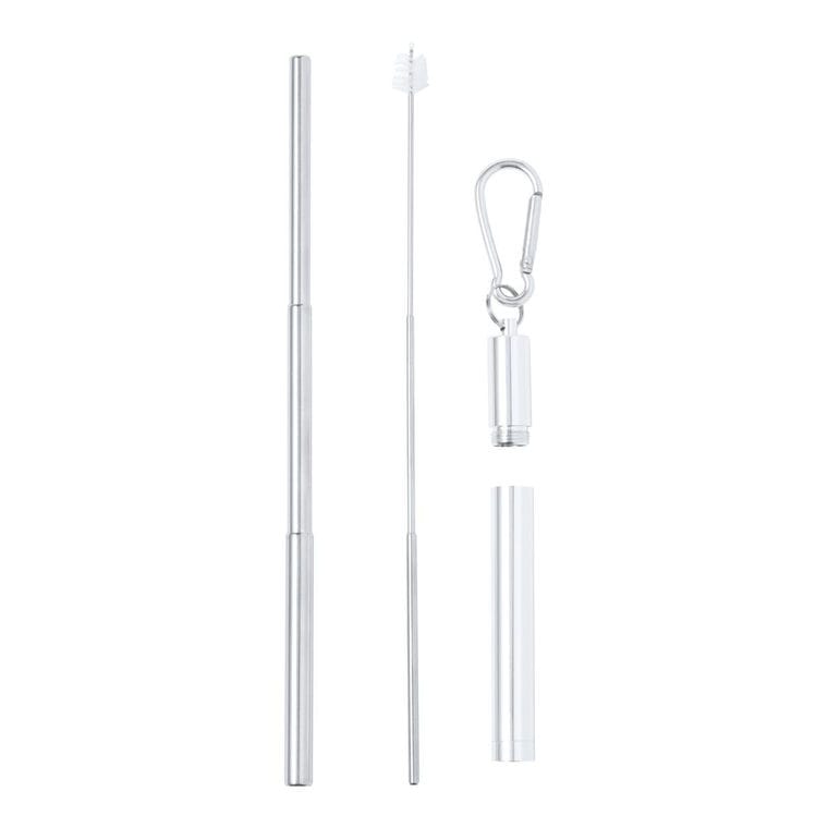 Set de paie de băut Jexor argintiu