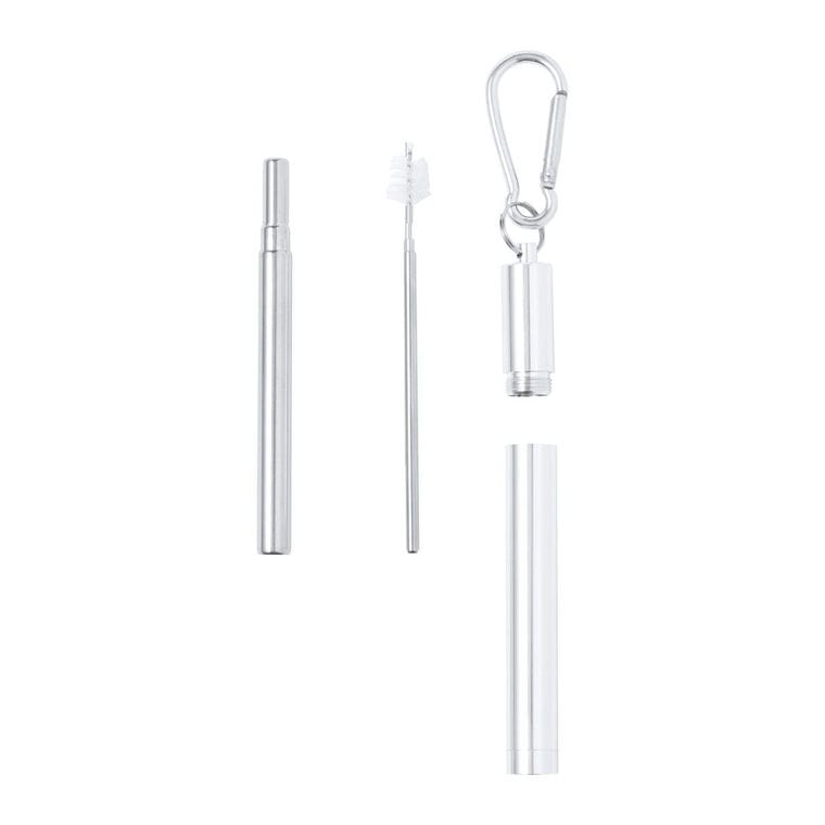 Set de paie de băut Jexor argintiu