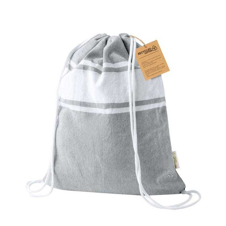 Prosop plajă cu husă rucsac Praia gri