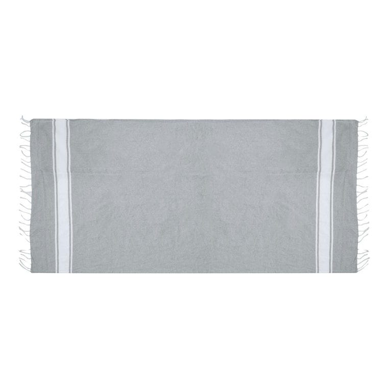 Prosop plajă cu husă rucsac Praia gri