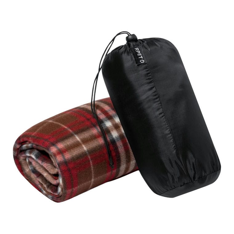 Pătură polar RPET Barzagli Roșu