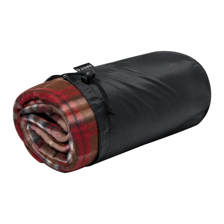 Pătură polar RPET Barzagli Roșu