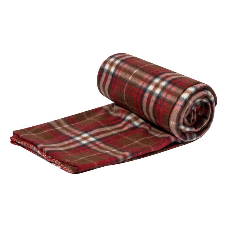 Pătură polar RPET Barzagli Roșu