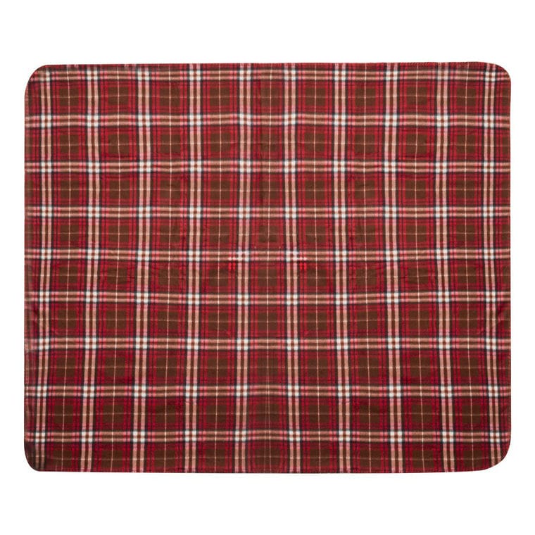 Pătură polar RPET Barzagli Roșu