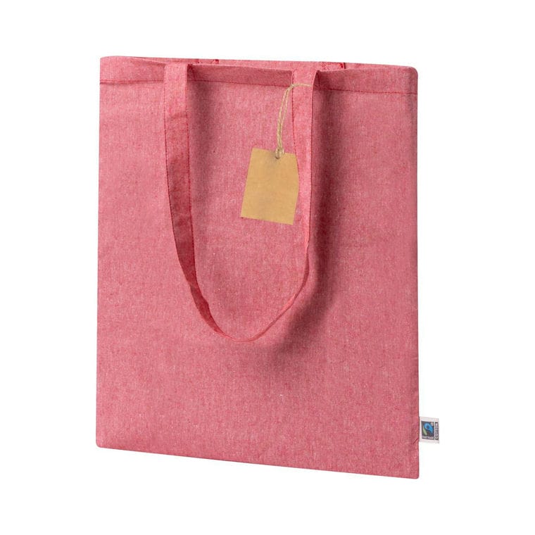 Sacoșă de cumpărături, FAIRTRADE Lazar Roșu