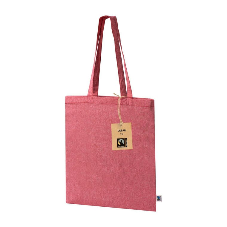 Sacoșă de cumpărături, FAIRTRADE Lazar Roșu