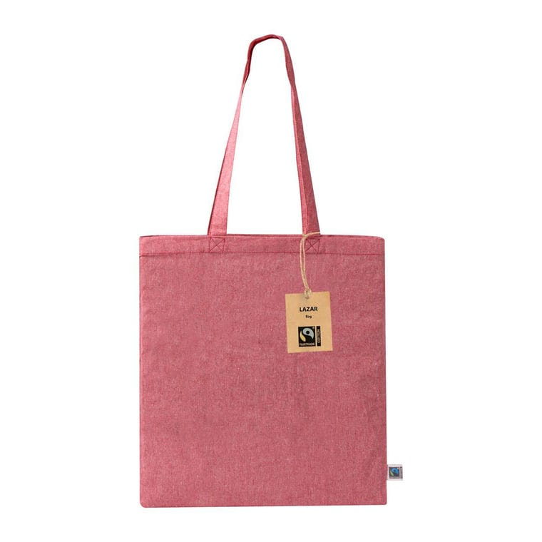 Sacoșă de cumpărături, FAIRTRADE Lazar Roșu