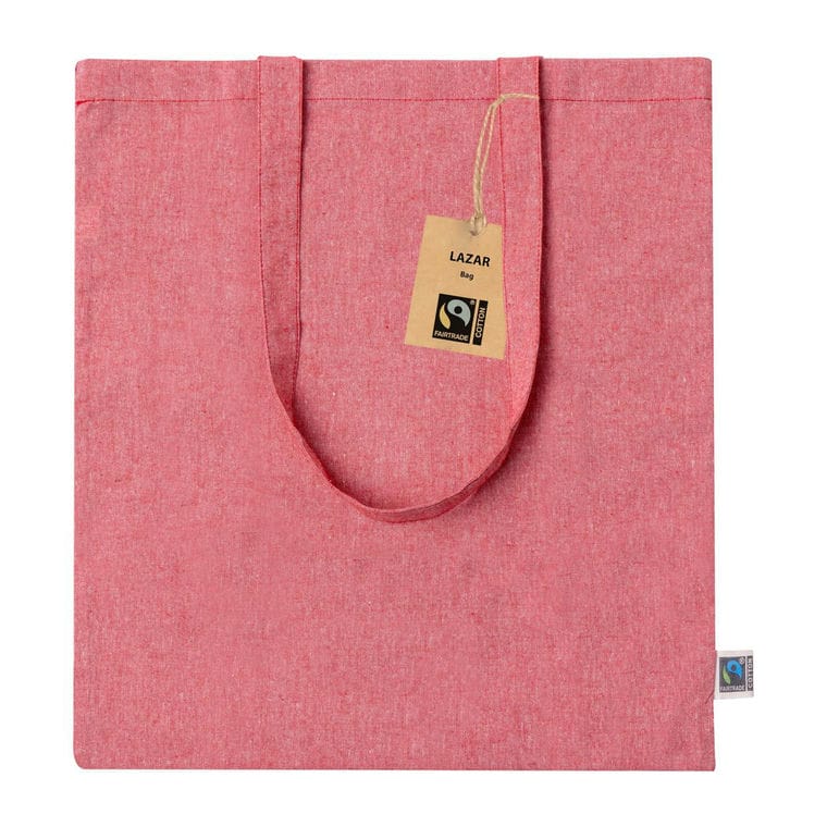 Sacoșă de cumpărături, FAIRTRADE Lazar Roșu